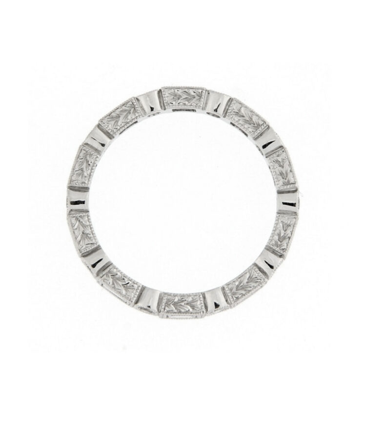 Ungar Ungar Baguette Round Cut Diamond Eternity Band Phillip