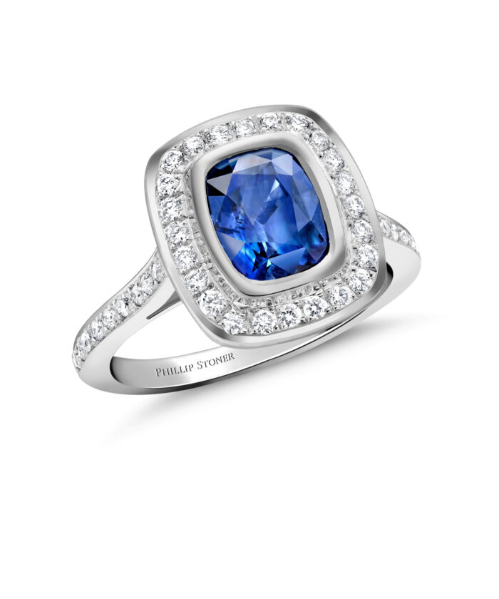 Ungar & Ungar Sapphire & Diamond Legacy Cocktail Ring - Phillip Stoner The Jeweller