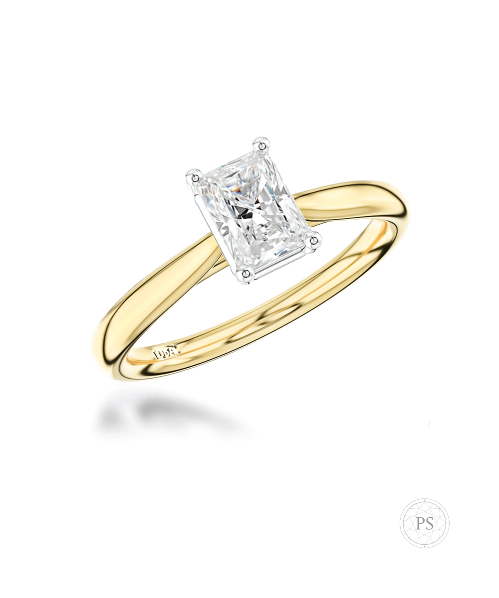 radiant cut diamond ring