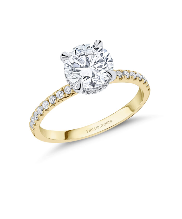 1.5ct Round Brilliant Cut Lab Grown Diamond Set Engagement Ring