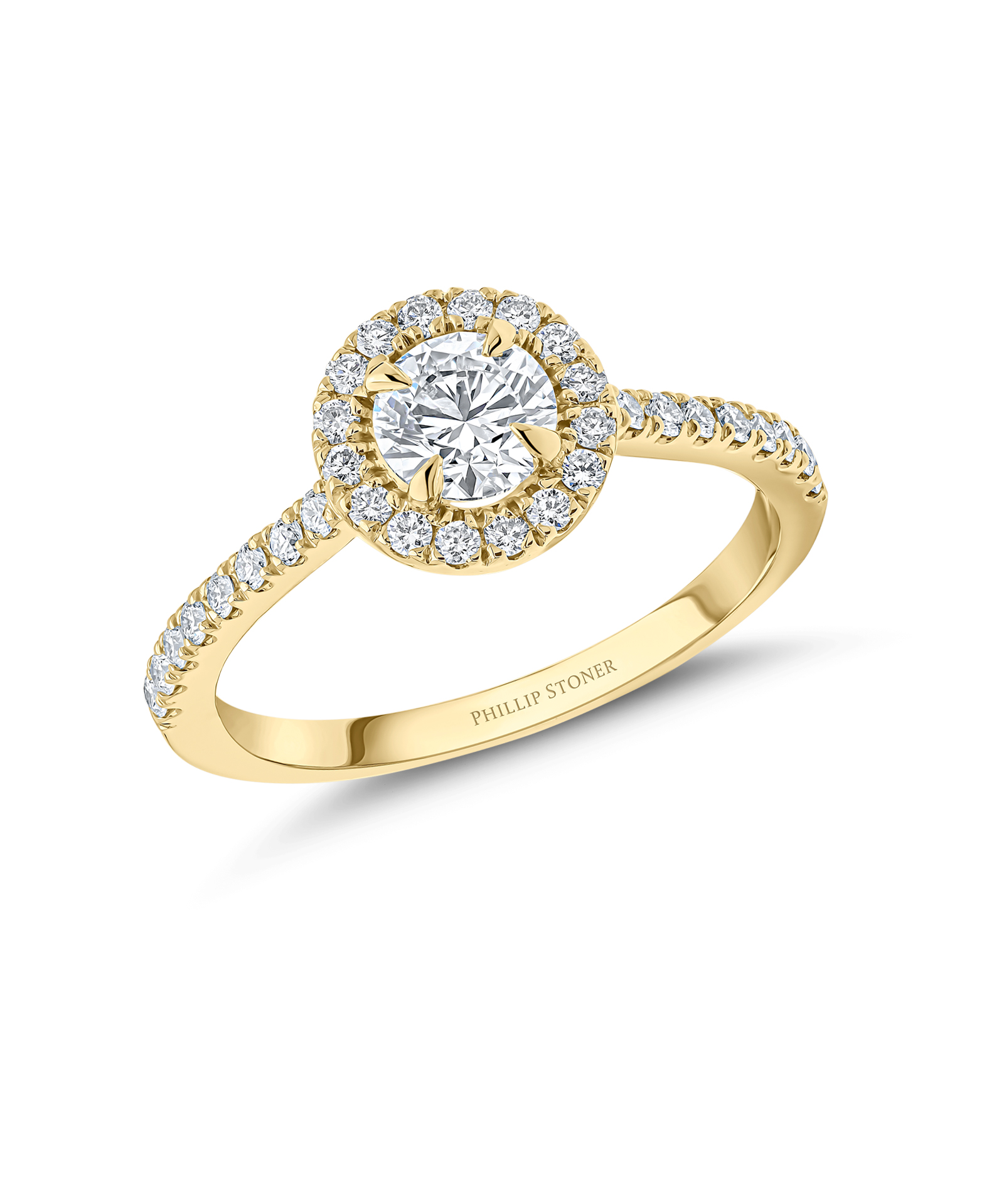 0.50ct Round Brilliant Cut Diamond Thea Engagement Ring - Phillip Stoner The Jeweller
