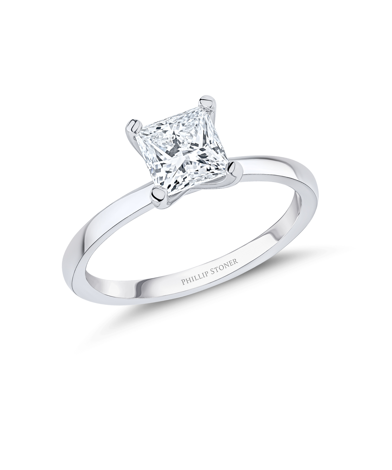 1ct Princess Cut Diamond Nova Platinum Engagement Ring - Phillip Stoner The Jeweller