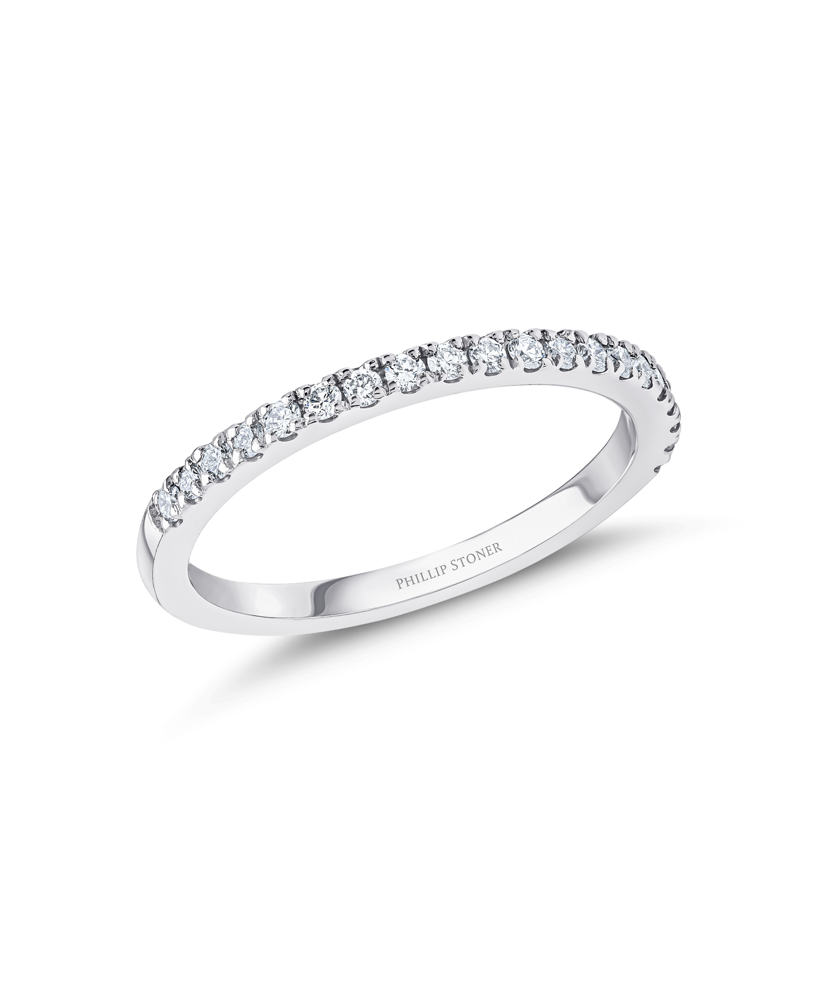 Platinum 0.26ct Nova Diamond-Set Eternity Band - Phillip Stoner The Jeweller